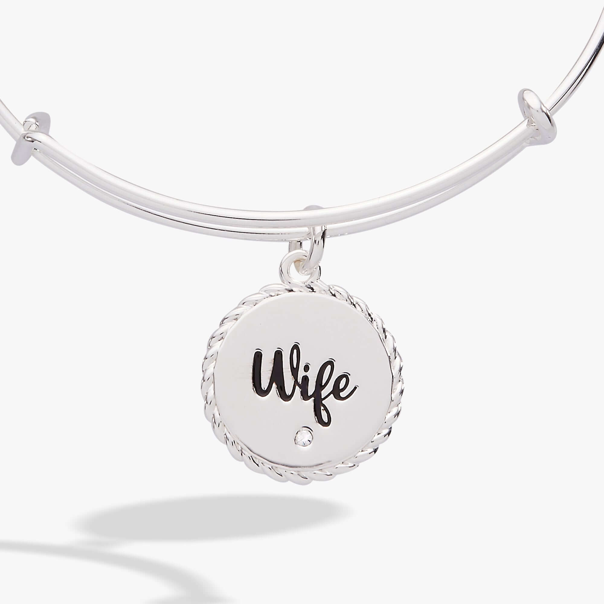 Wife 'True Love Stories Never Have Endings' Charm Bangle, Bracelets, $ 24.00, A Moment Of Now™