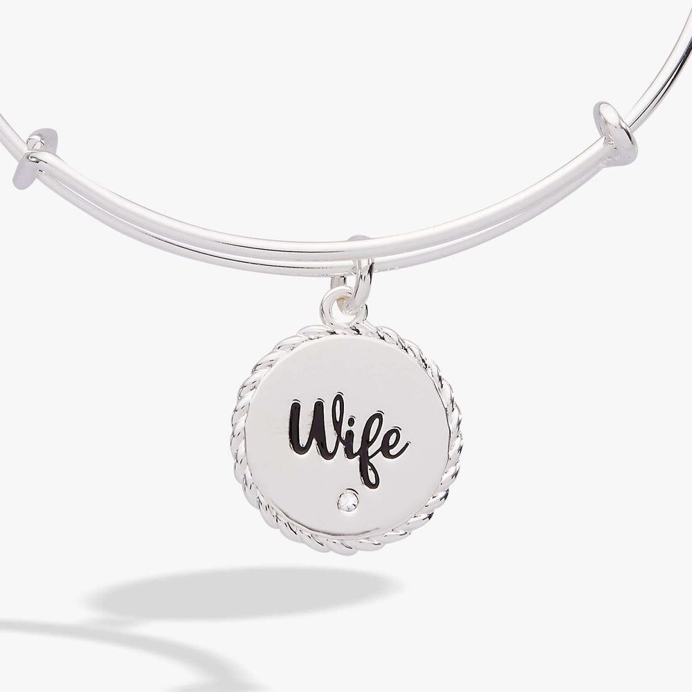 Wife 'True Love Stories Never Have Endings' Charm Bangle, Bracelets, $ 24.00, A Moment Of Now™