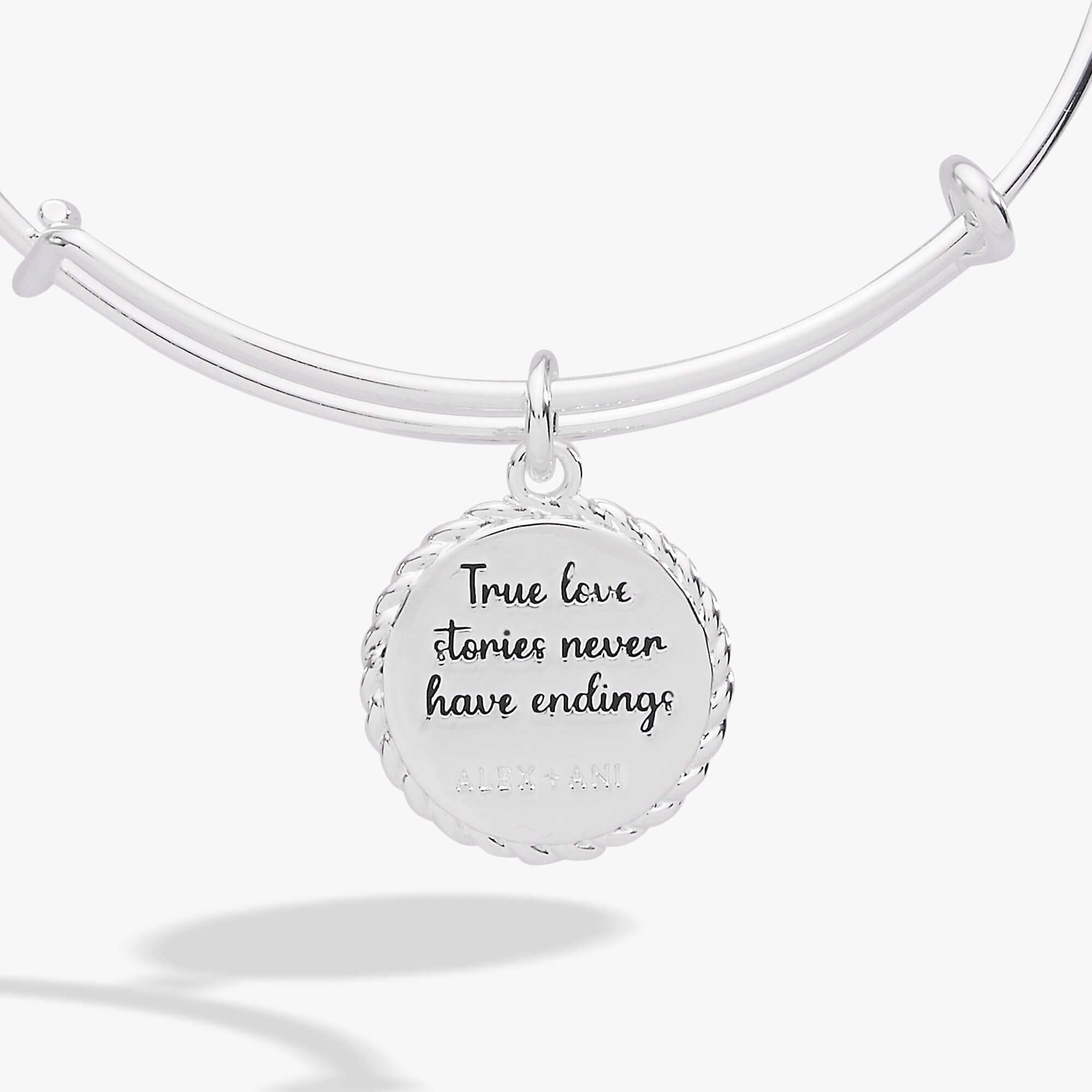 Wife 'True Love Stories Never Have Endings' Charm Bangle, Bracelets, $ 24.00, A Moment Of Now™
