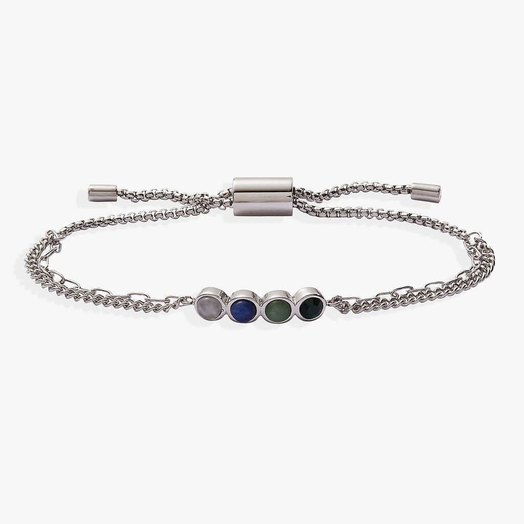 Wife Hidden Message Acrostic Bolo Bracelet, Bracelets, $ 18.90, A Moment Of Now™