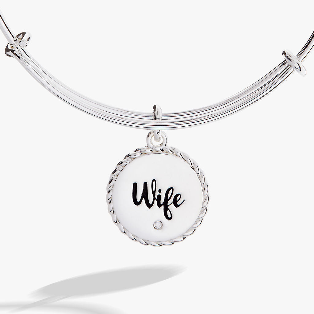 Wife Charm Bangle, Bracelets, $ 24.00, A Moment Of Now™