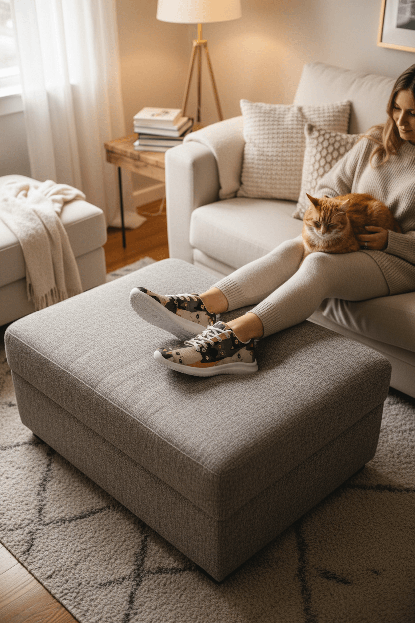 Cat Lover's Dream Women's Athletic Sneakers | Cat Print, Sneakers, $ 86.00, A Moment Of Now™