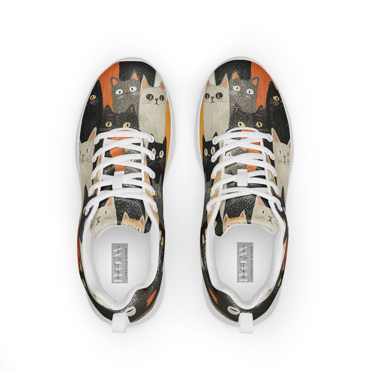 Cat Lover's Dream Women's Athletic Sneakers | Cat Print, Sneakers, $ 86.00, A Moment Of Now™