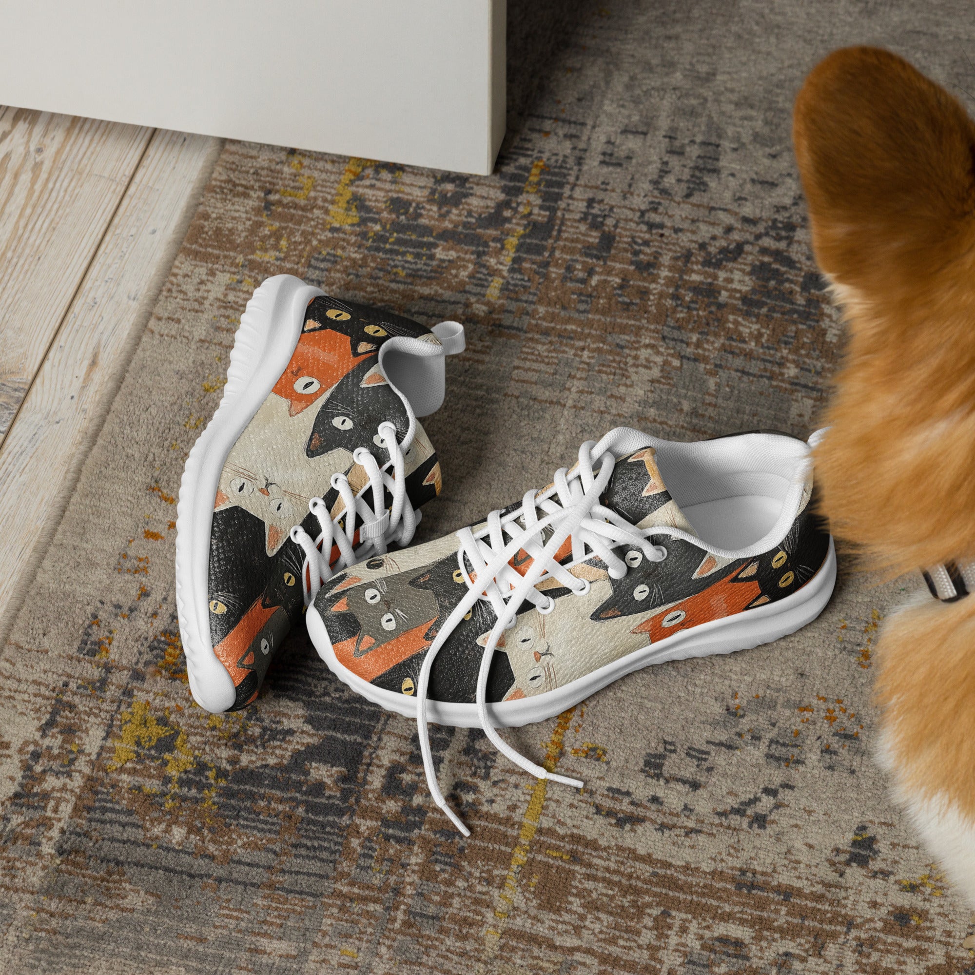 Cat Lover's Dream Women's Athletic Sneakers | Cat Print, Sneakers, $ 86.00, A Moment Of Now™