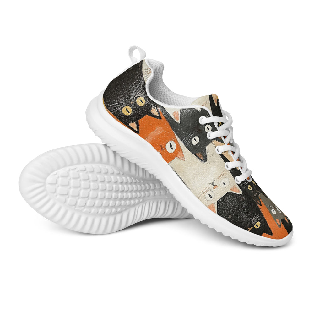 Cat Lover's Dream Women's Athletic Sneakers | Cat Print, Sneakers, $ 86.00, A Moment Of Now™