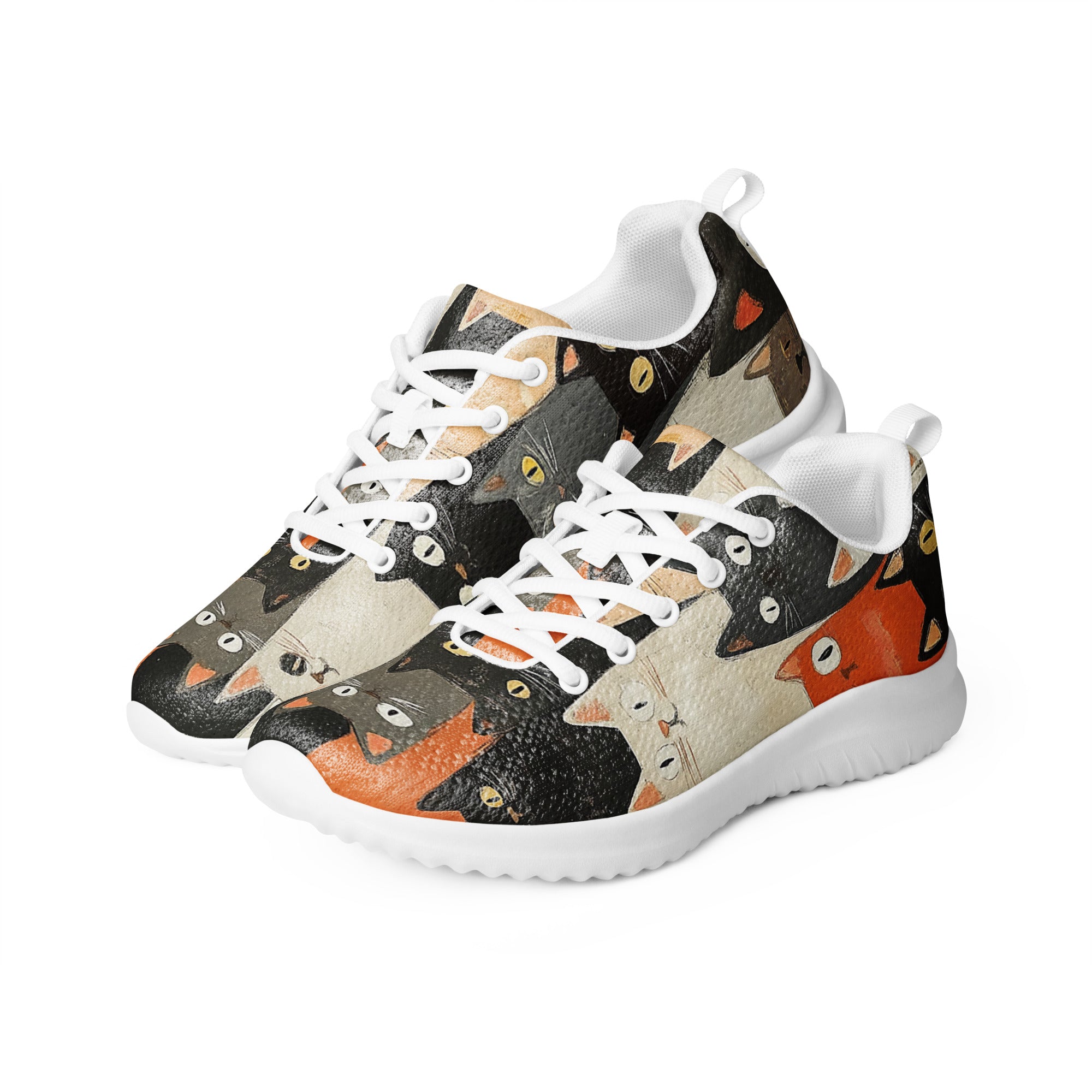 Cat Lover's Dream Women's Athletic Sneakers | Cat Print, Sneakers, $ 86.00, A Moment Of Now™