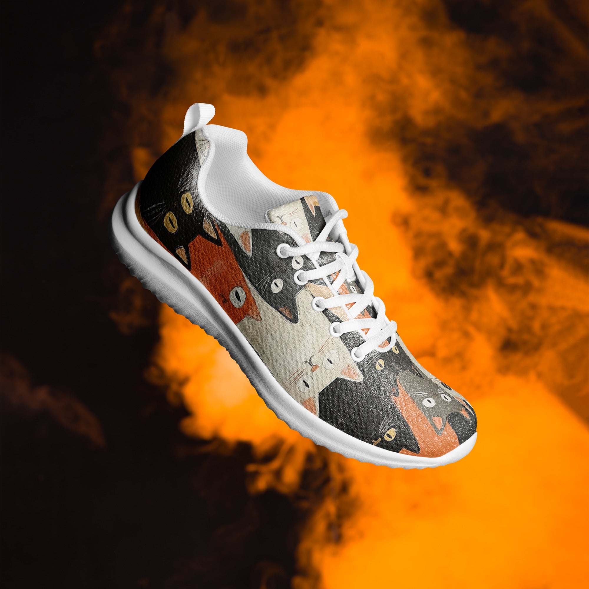 Cat Lover's Dream Women's Athletic Sneakers | Cat Print, Sneakers, $ 86.00, A Moment Of Now™