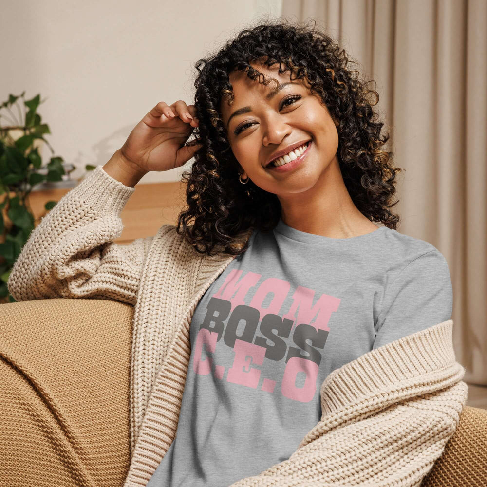 Mom Boss C.E.O Graphic Tee - Celebrate Her Strength, T-shirts, $ 32.50, A Moment Of Now™