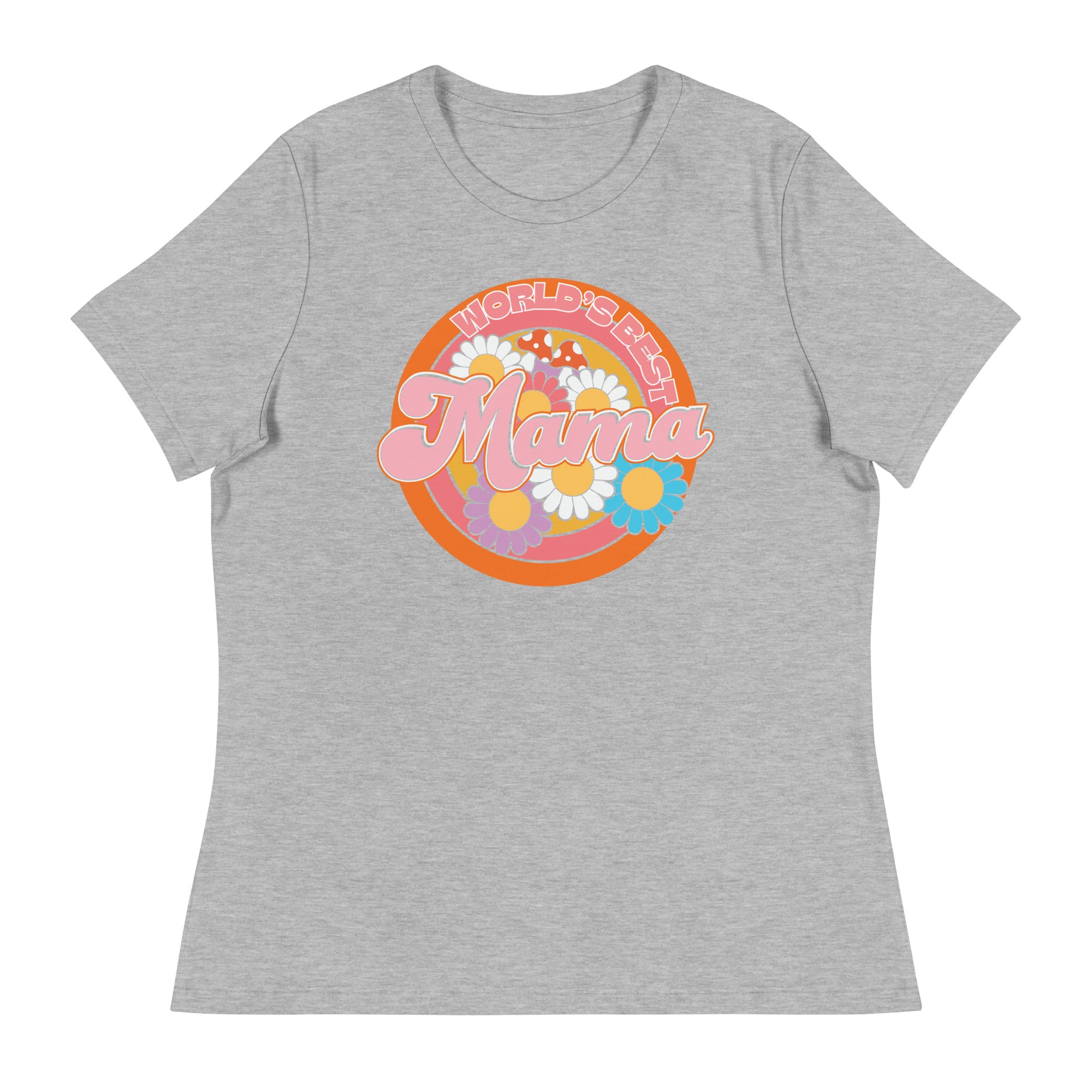 World's Best Mama Relaxed T-Shirt | Comfort & Style, T-shirts, $ 32.50, A Moment Of Now™