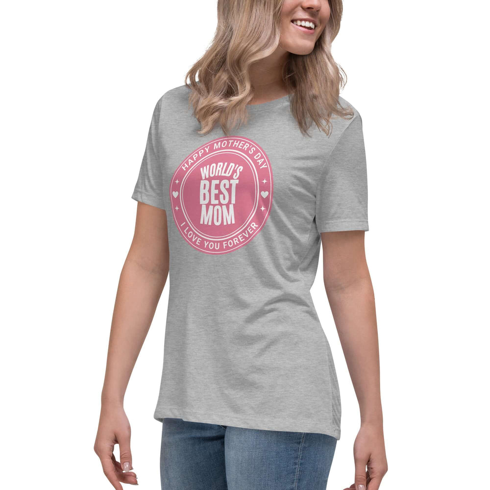 World's Best Mom Graphic Relaxed T-Shirt, T-shirts, $ 32.50, A Moment Of Now™