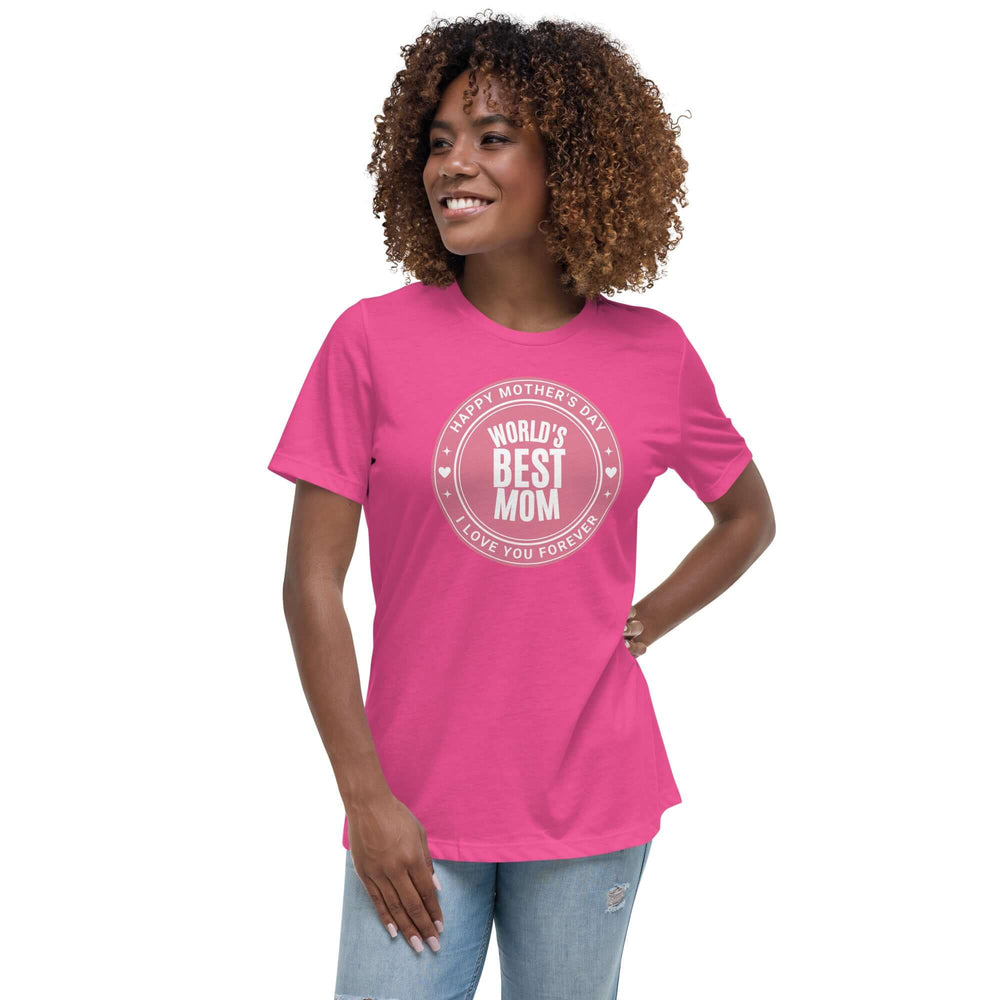 World's Best Mom Graphic Relaxed T-Shirt, T-shirts, $ 32.50, A Moment Of Now™