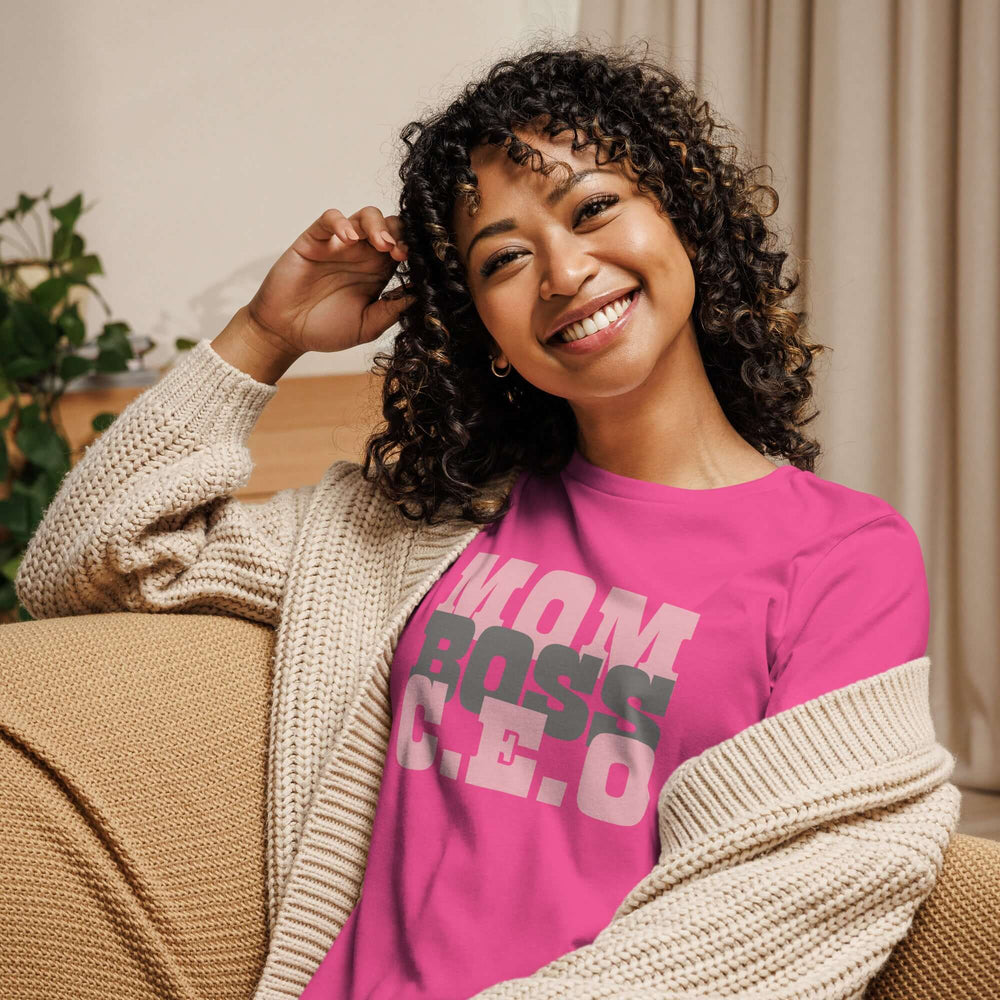 Mom Boss C.E.O Graphic Tee - Celebrate Her Strength, T-shirts, $ 32.50, A Moment Of Now™