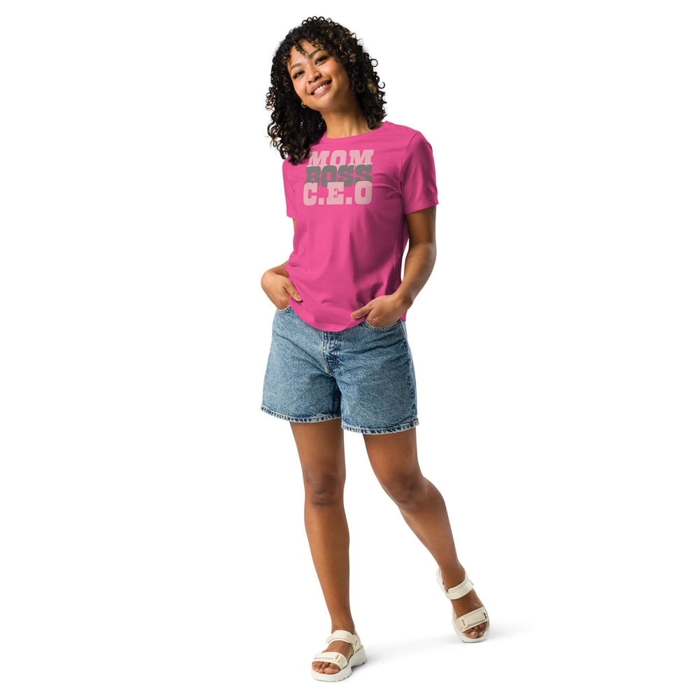 Mom Boss C.E.O Graphic Tee - Celebrate Her Strength, T-shirts, $ 32.50, A Moment Of Now™