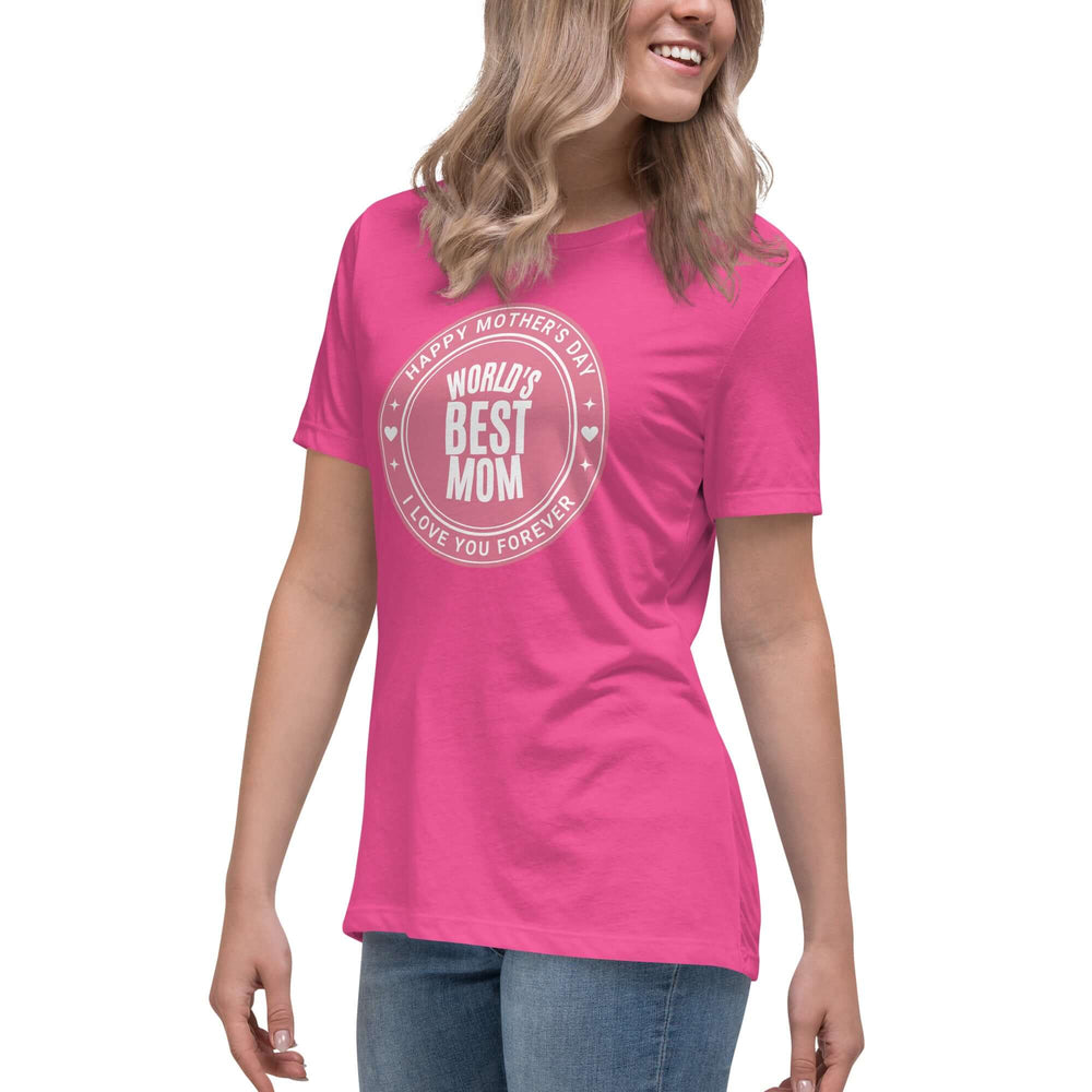 World's Best Mom Graphic Relaxed T-Shirt, T-shirts, $ 32.50, A Moment Of Now™