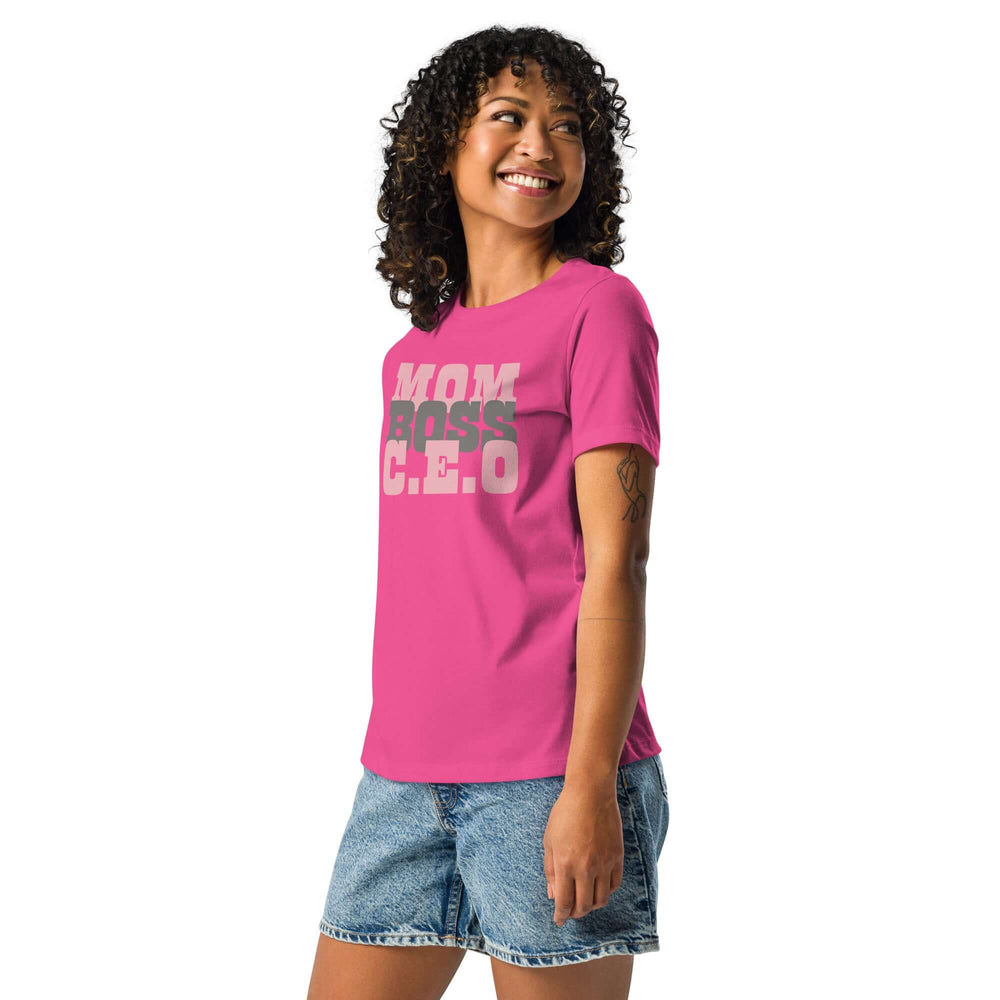 Mom Boss C.E.O Graphic Tee - Celebrate Her Strength, T-shirts, $ 32.50, A Moment Of Now™