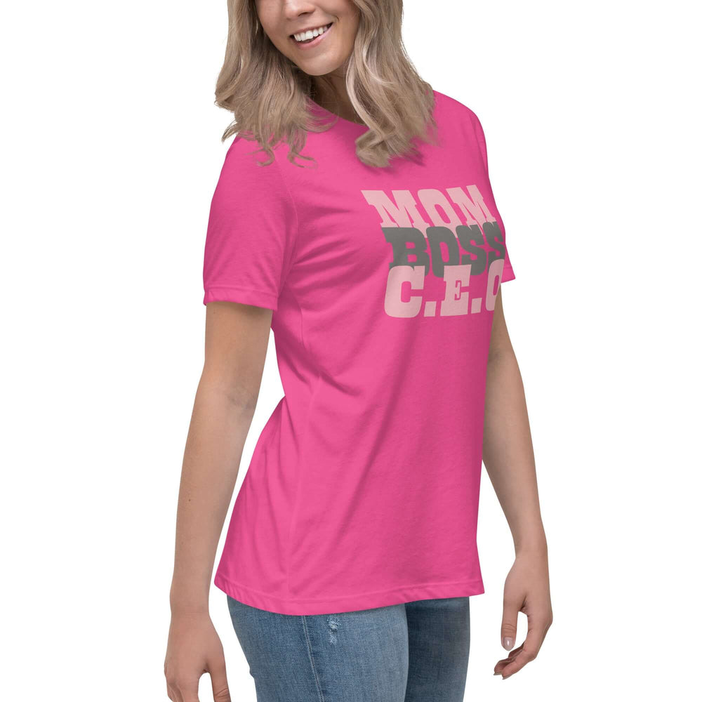 Mom Boss C.E.O Graphic Tee - Celebrate Her Strength, T-shirts, $ 32.50, A Moment Of Now™