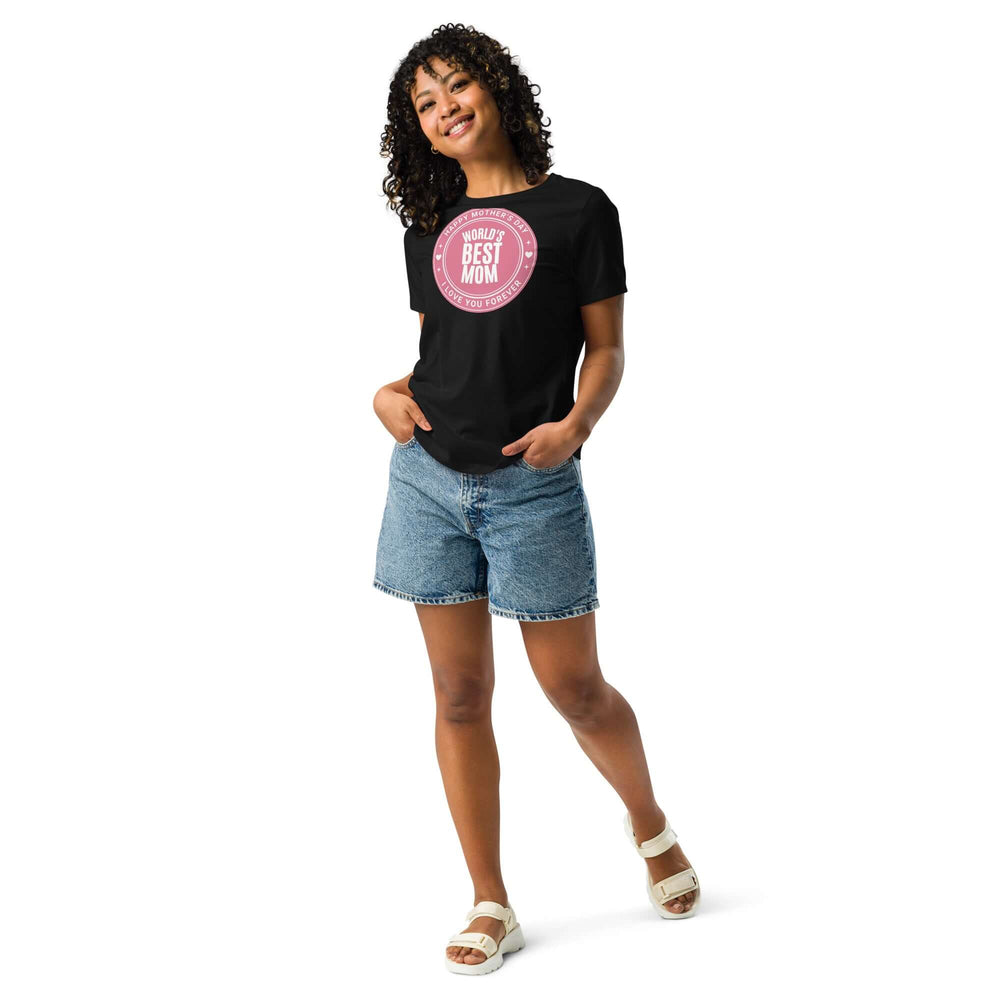World's Best Mom Graphic Relaxed T-Shirt, T-shirts, $ 32.50, A Moment Of Now™