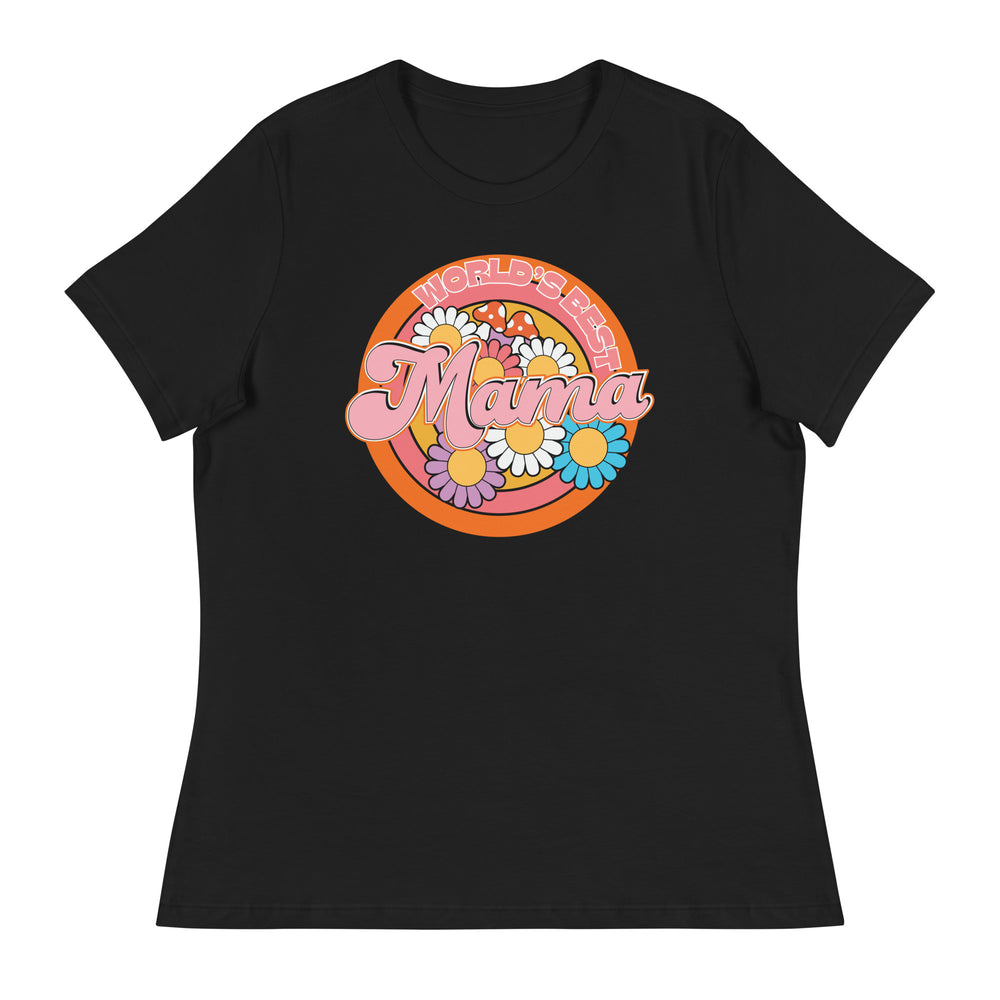 World's Best Mama Relaxed T-Shirt | Comfort & Style, T-shirts, $ 32.50, A Moment Of Now™