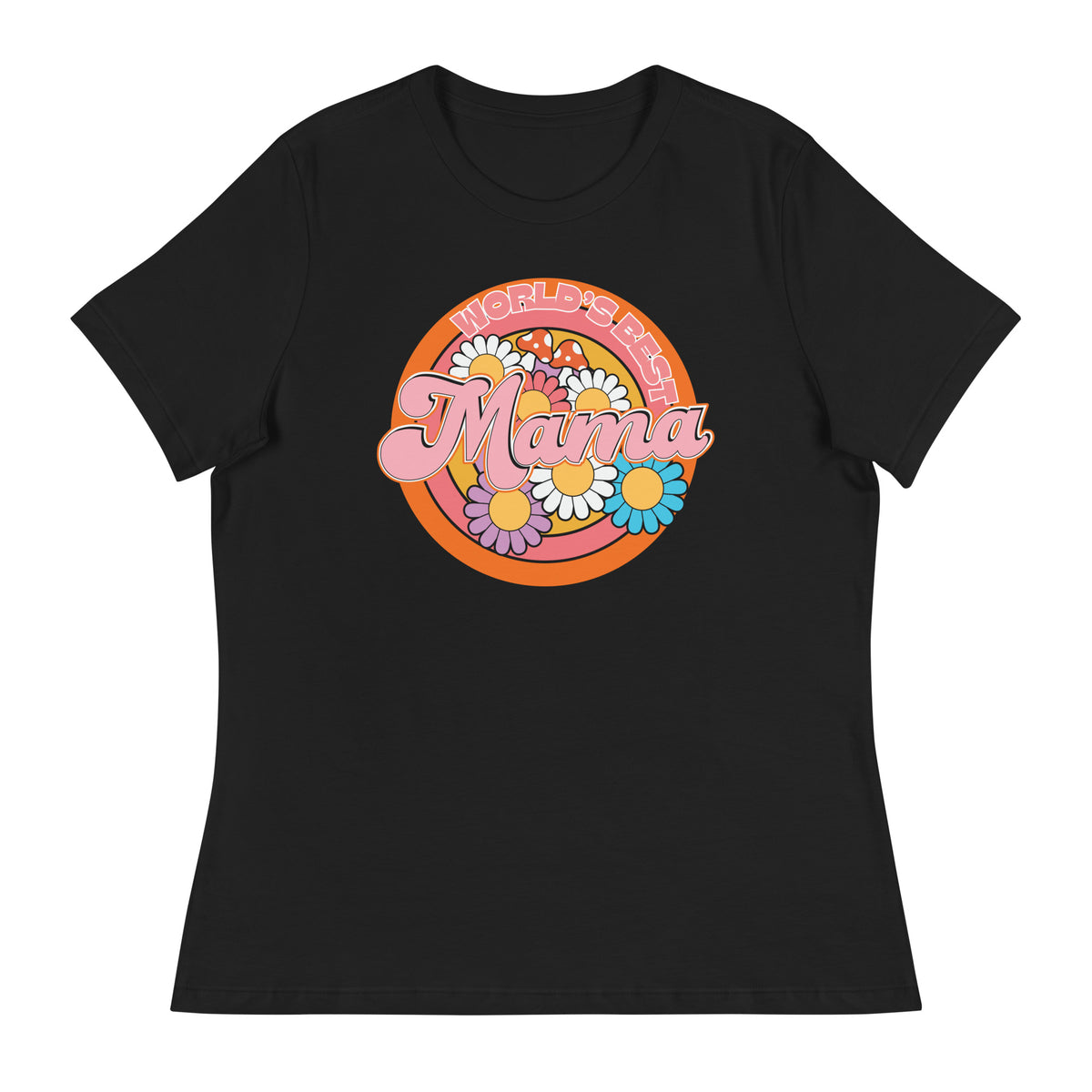 World's Best Mama Relaxed T-Shirt | Comfort & Style, T-shirts, $ 32.50, A Moment Of Now™