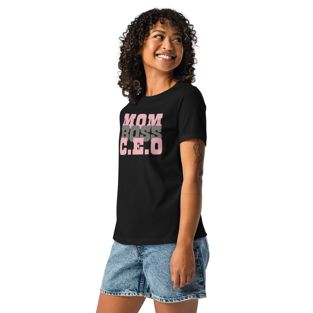 Mom Boss C.E.O Graphic Tee - Celebrate Her Strength, T-shirts, $ 32.50, A Moment Of Now™