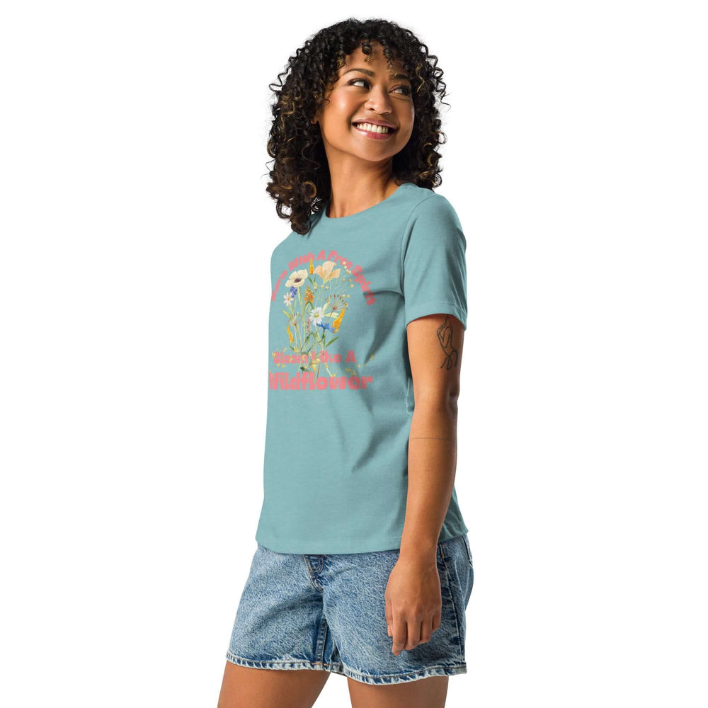 Free Spirit Wildflower Statement Graphic T-Shirt, T-shirts, $ 32.00, A Moment Of Now™