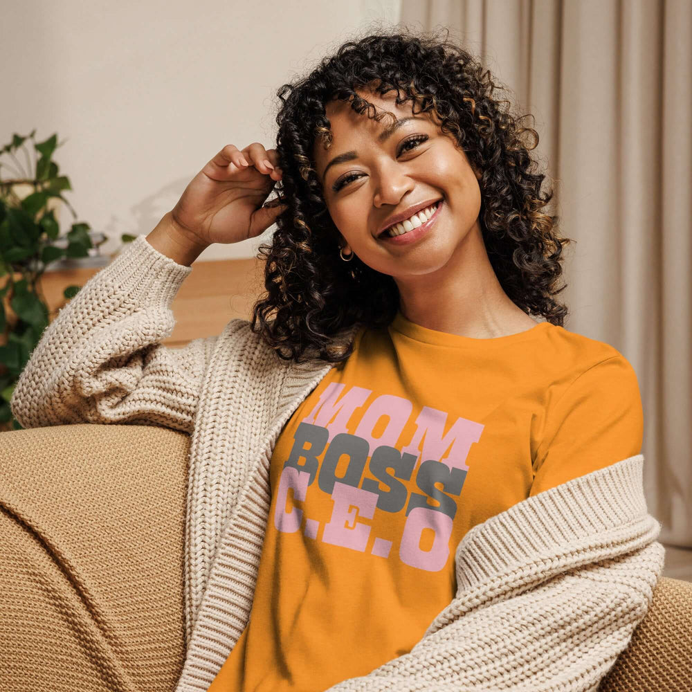 Mom Boss C.E.O Graphic Tee - Celebrate Her Strength, T-shirts, $ 32.50, A Moment Of Now™