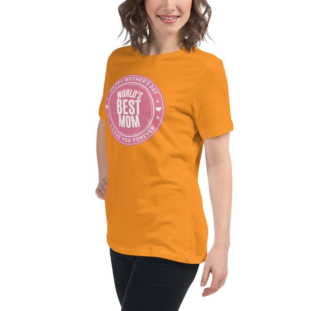 World's Best Mom Graphic Relaxed T-Shirt, T-shirts, $ 32.50, A Moment Of Now™