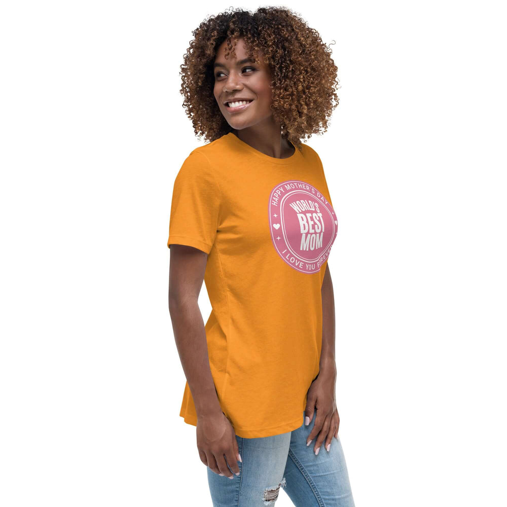 World's Best Mom Graphic Relaxed T-Shirt, T-shirts, $ 32.50, A Moment Of Now™