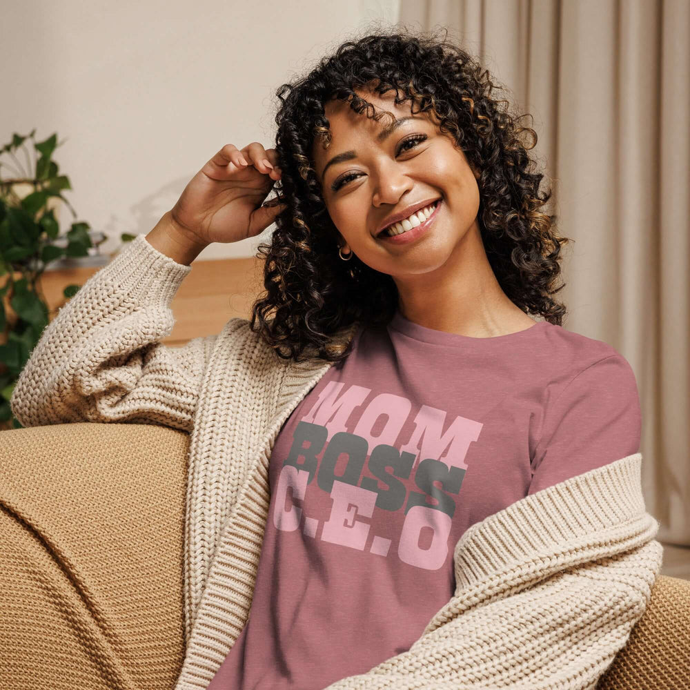 Mom Boss C.E.O Graphic Tee - Celebrate Her Strength, T-shirts, $ 32.50, A Moment Of Now™