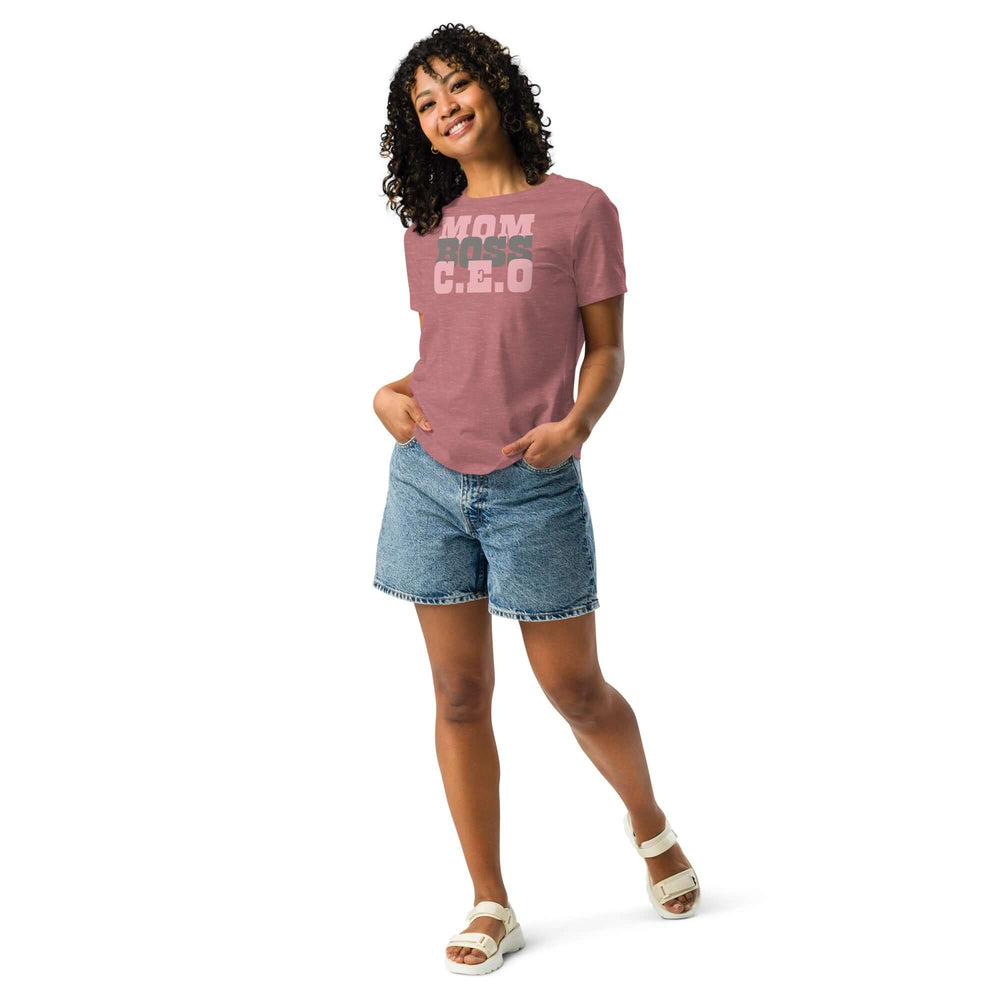 Mom Boss C.E.O Graphic Tee - Celebrate Her Strength, T-shirts, $ 32.50, A Moment Of Now™