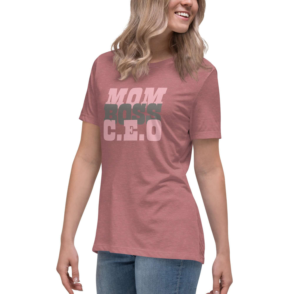 Mom Boss C.E.O Graphic Tee - Celebrate Her Strength, T-shirts, $ 32.50, A Moment Of Now™