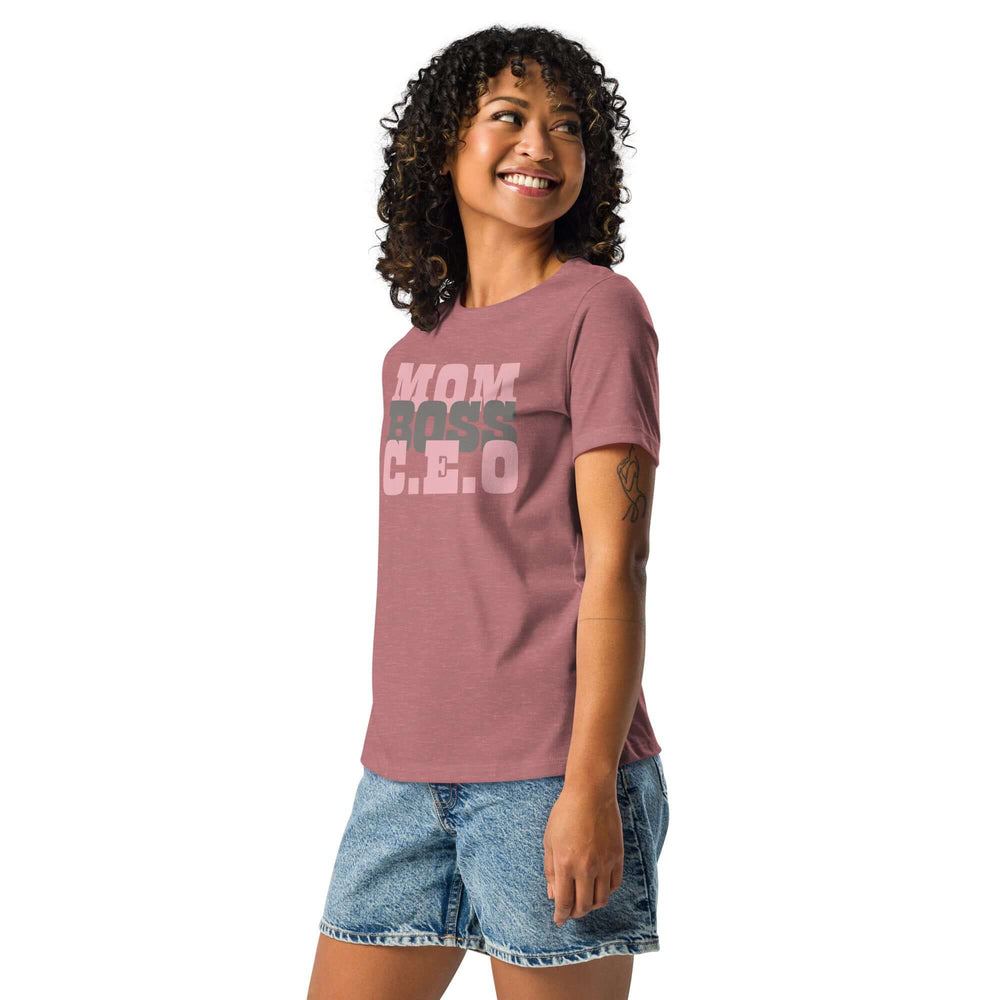 Mom Boss C.E.O Graphic Tee - Celebrate Her Strength, T-shirts, $ 32.50, A Moment Of Now™
