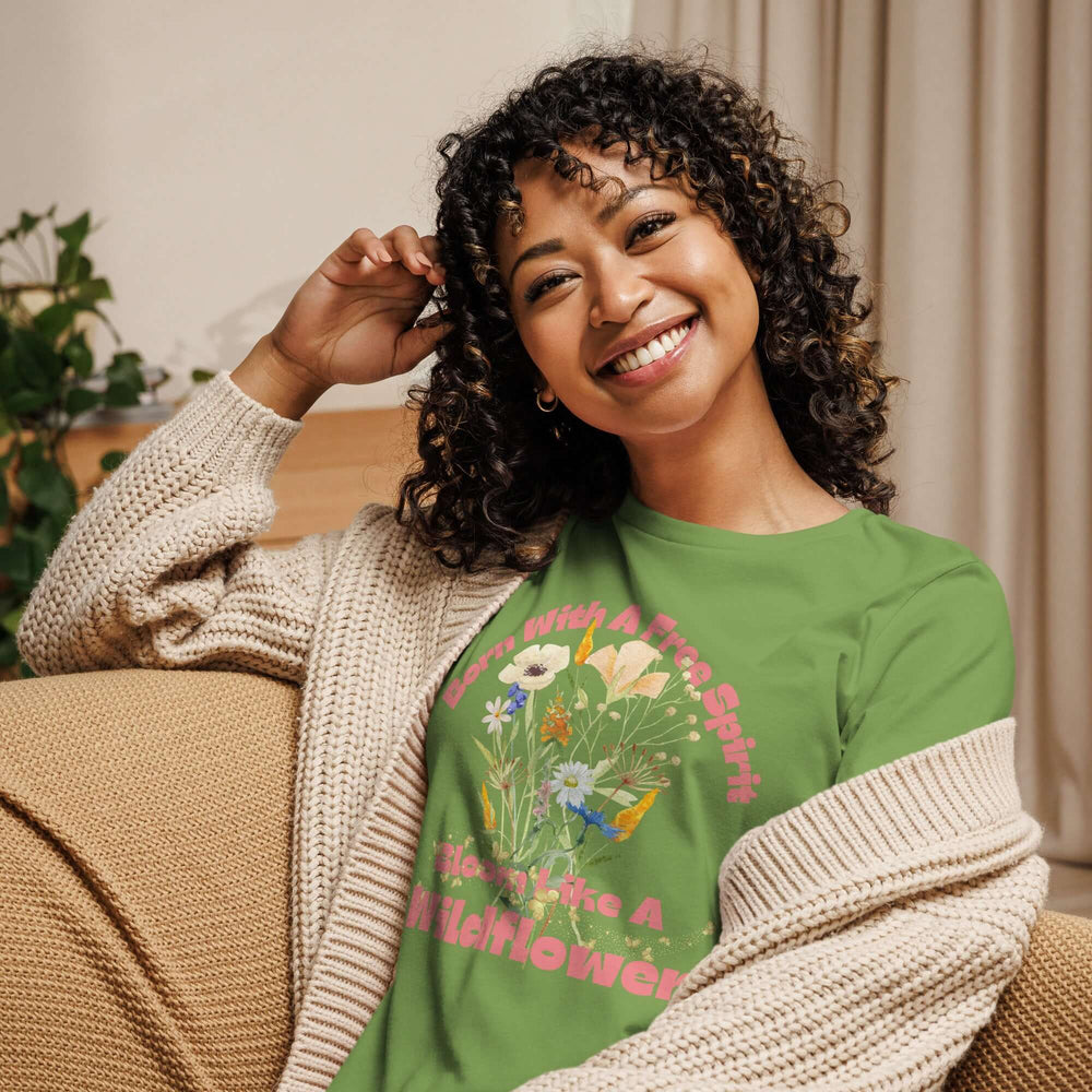 Free Spirit Wildflower Statement Graphic T-Shirt, T-shirts, $ 32.00, A Moment Of Now™