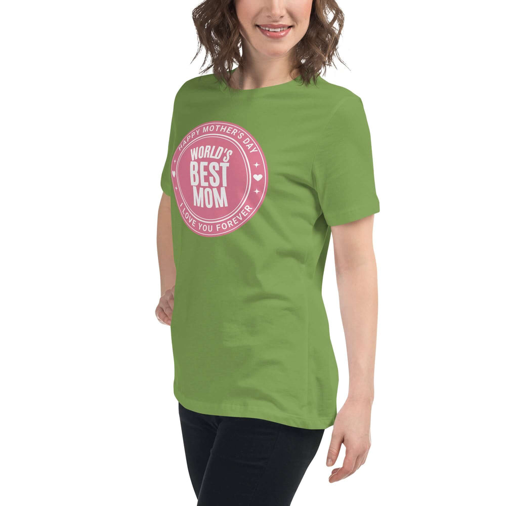 World's Best Mom Graphic Relaxed T-Shirt, T-shirts, $ 32.50, A Moment Of Now™