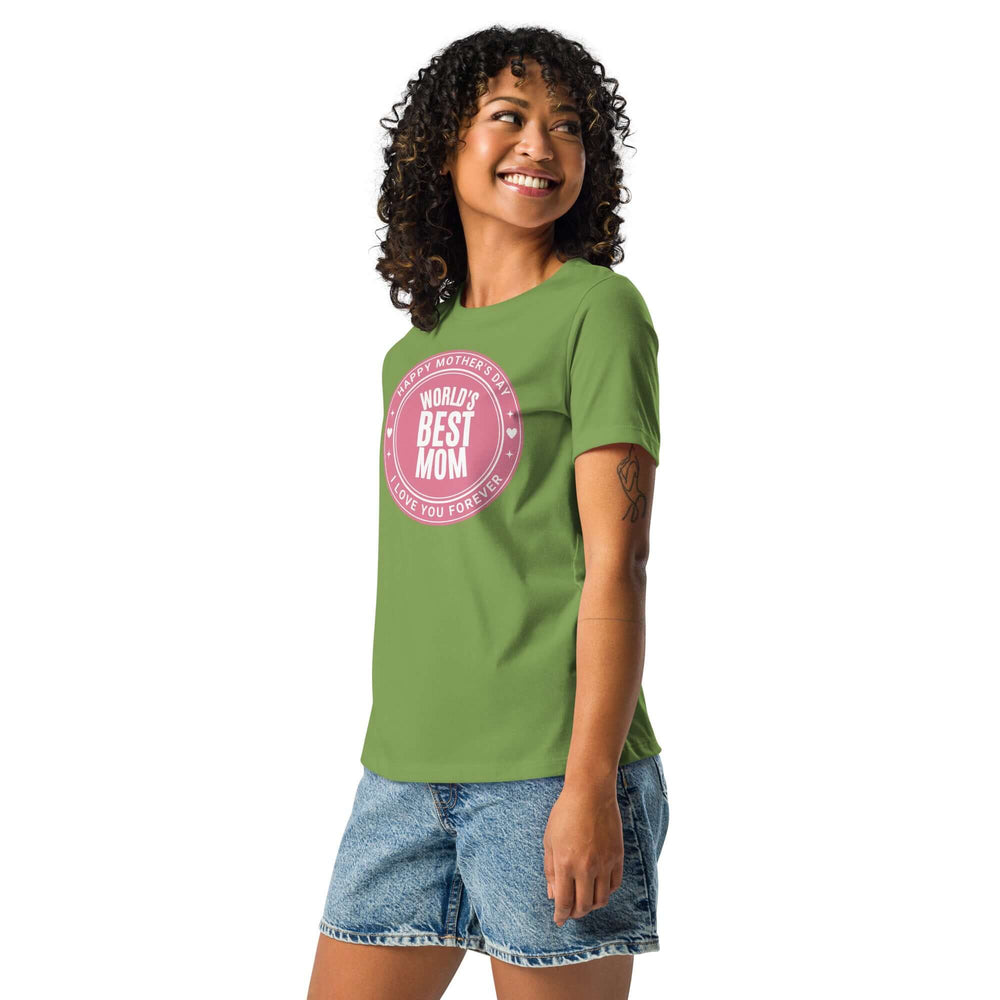 World's Best Mom Graphic Relaxed T-Shirt, T-shirts, $ 32.50, A Moment Of Now™