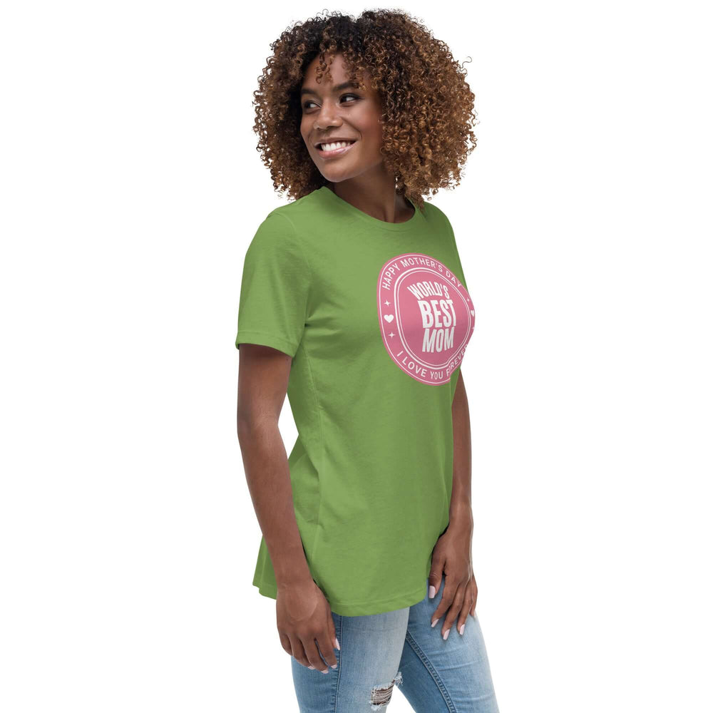 World's Best Mom Graphic Relaxed T-Shirt, T-shirts, $ 32.50, A Moment Of Now™