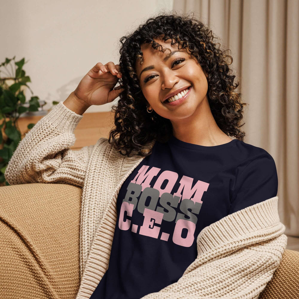 Mom Boss C.E.O Graphic Tee - Celebrate Her Strength, T-shirts, $ 32.50, A Moment Of Now™