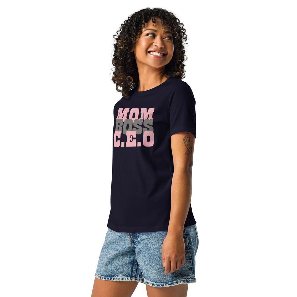 Mom Boss C.E.O Graphic Tee - Celebrate Her Strength, T-shirts, $ 32.50, A Moment Of Now™