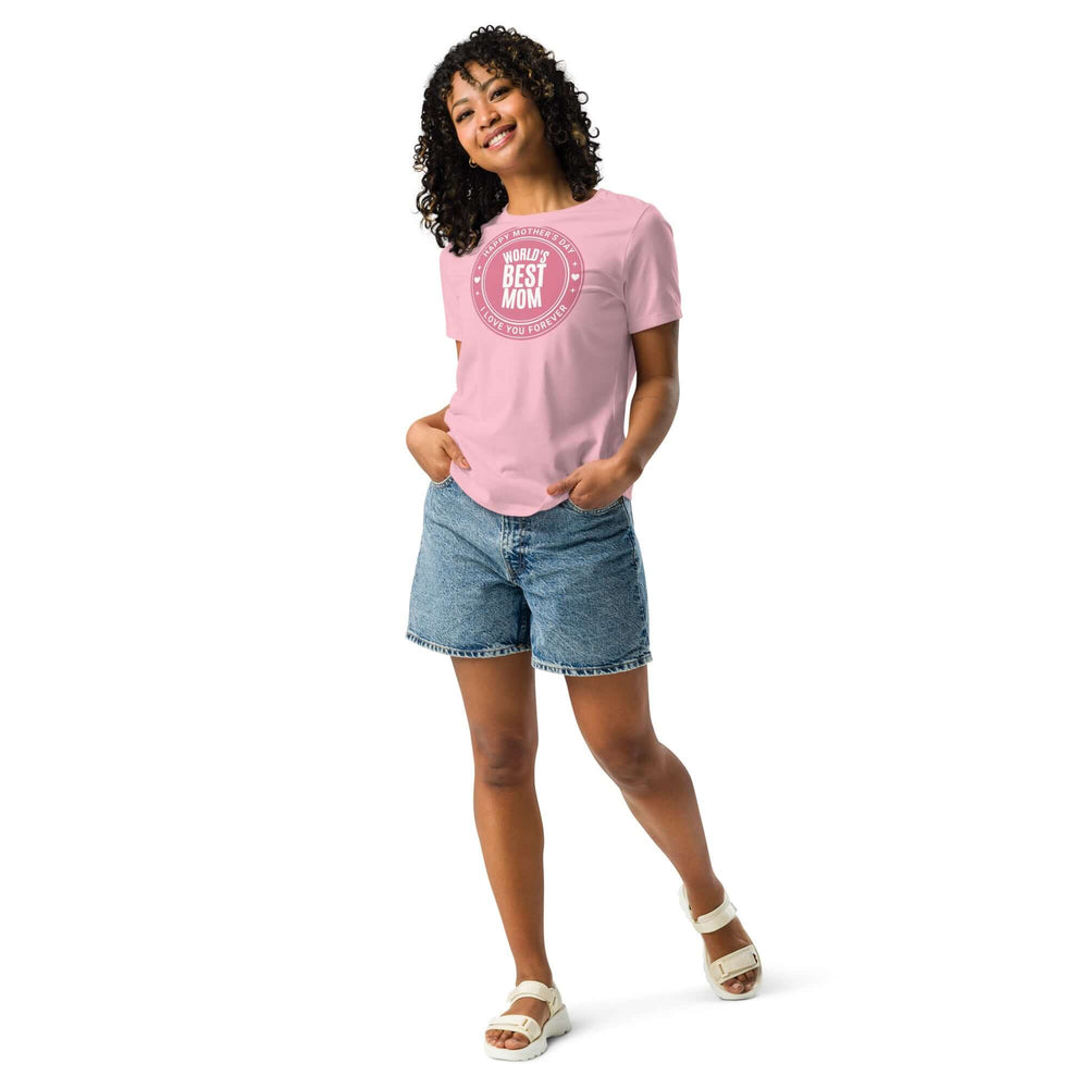 World's Best Mom Graphic Relaxed T-Shirt, T-shirts, $ 32.50, A Moment Of Now™