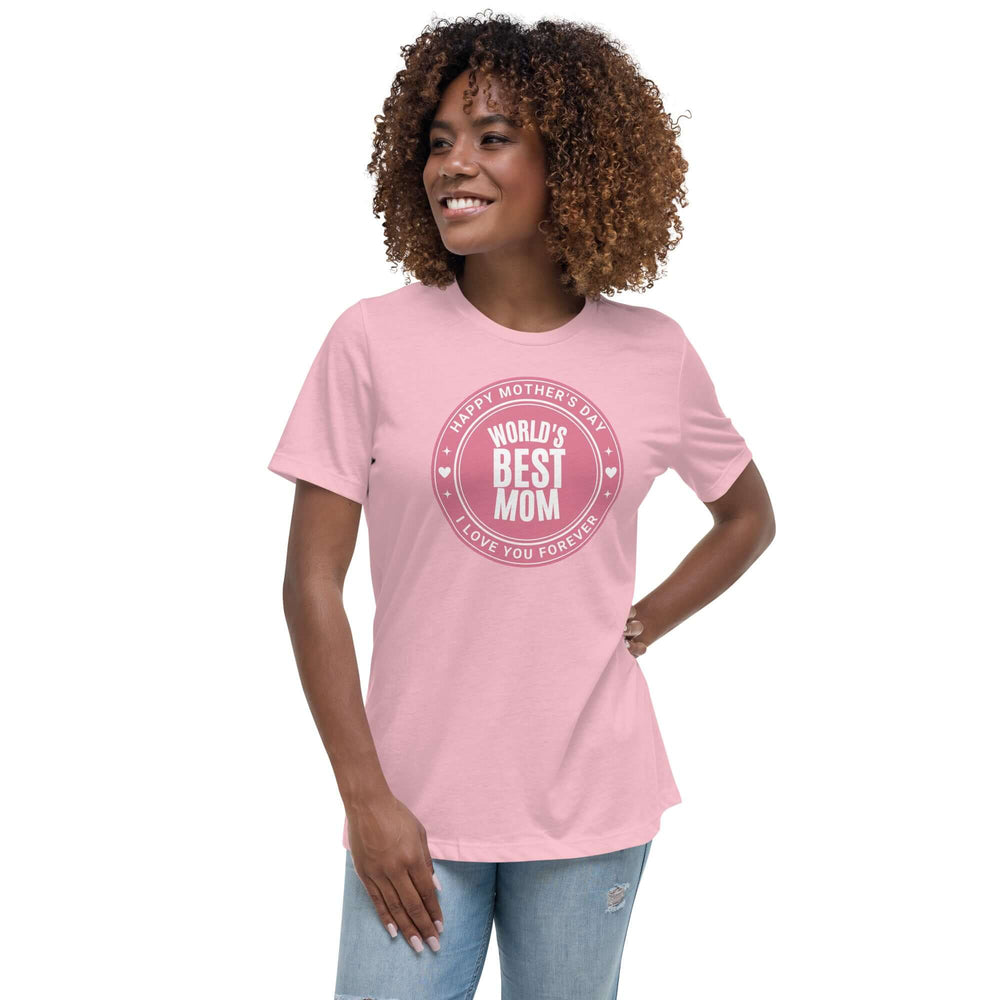 World's Best Mom Graphic Relaxed T-Shirt, T-shirts, $ 32.50, A Moment Of Now™