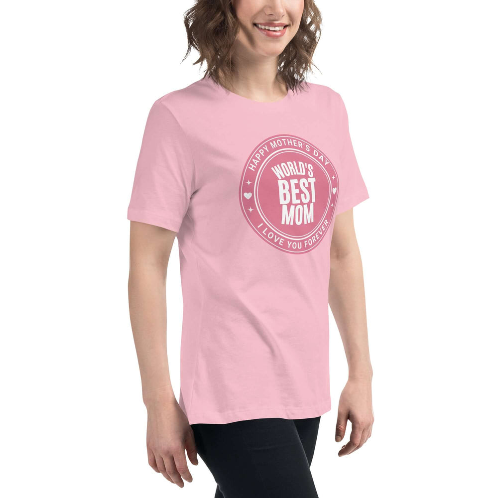 World's Best Mom Graphic Relaxed T-Shirt, T-shirts, $ 32.50, A Moment Of Now™