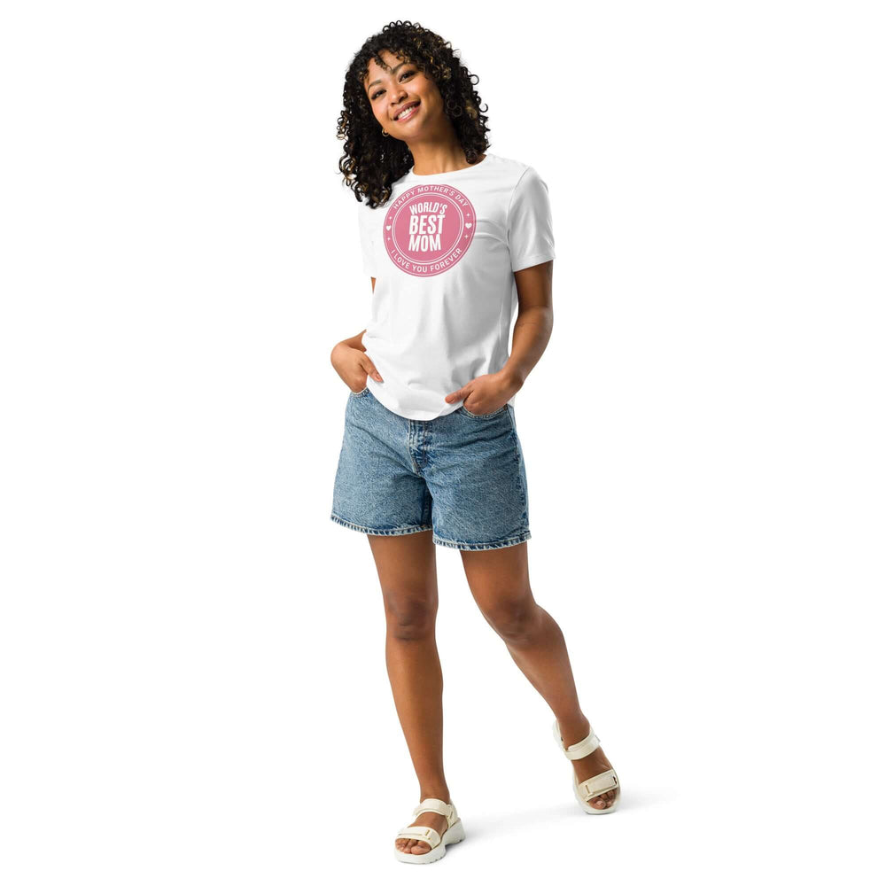 World's Best Mom Graphic Relaxed T-Shirt, T-shirts, $ 32.50, A Moment Of Now™