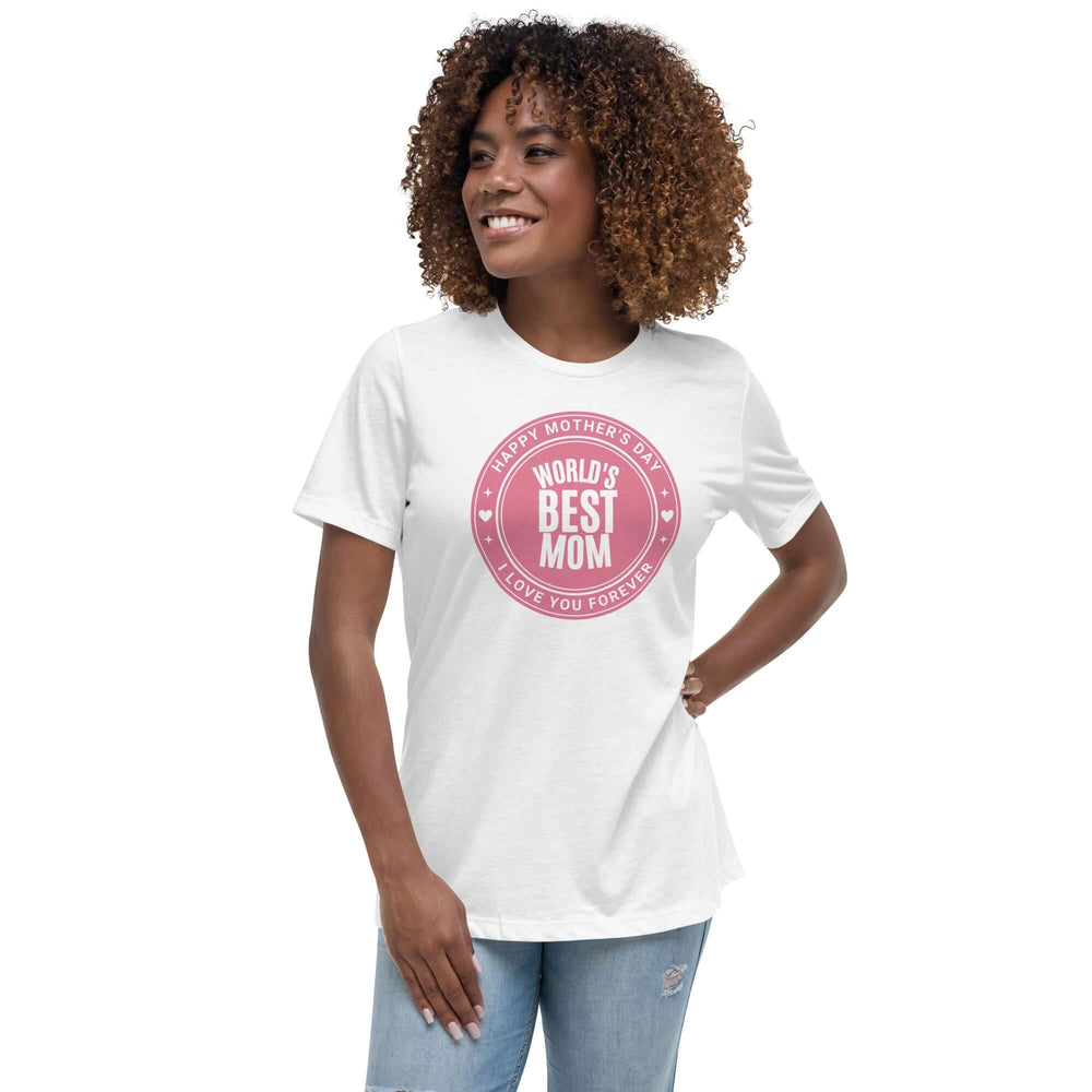 World's Best Mom Graphic Relaxed T-Shirt, T-shirts, $ 32.50, A Moment Of Now™