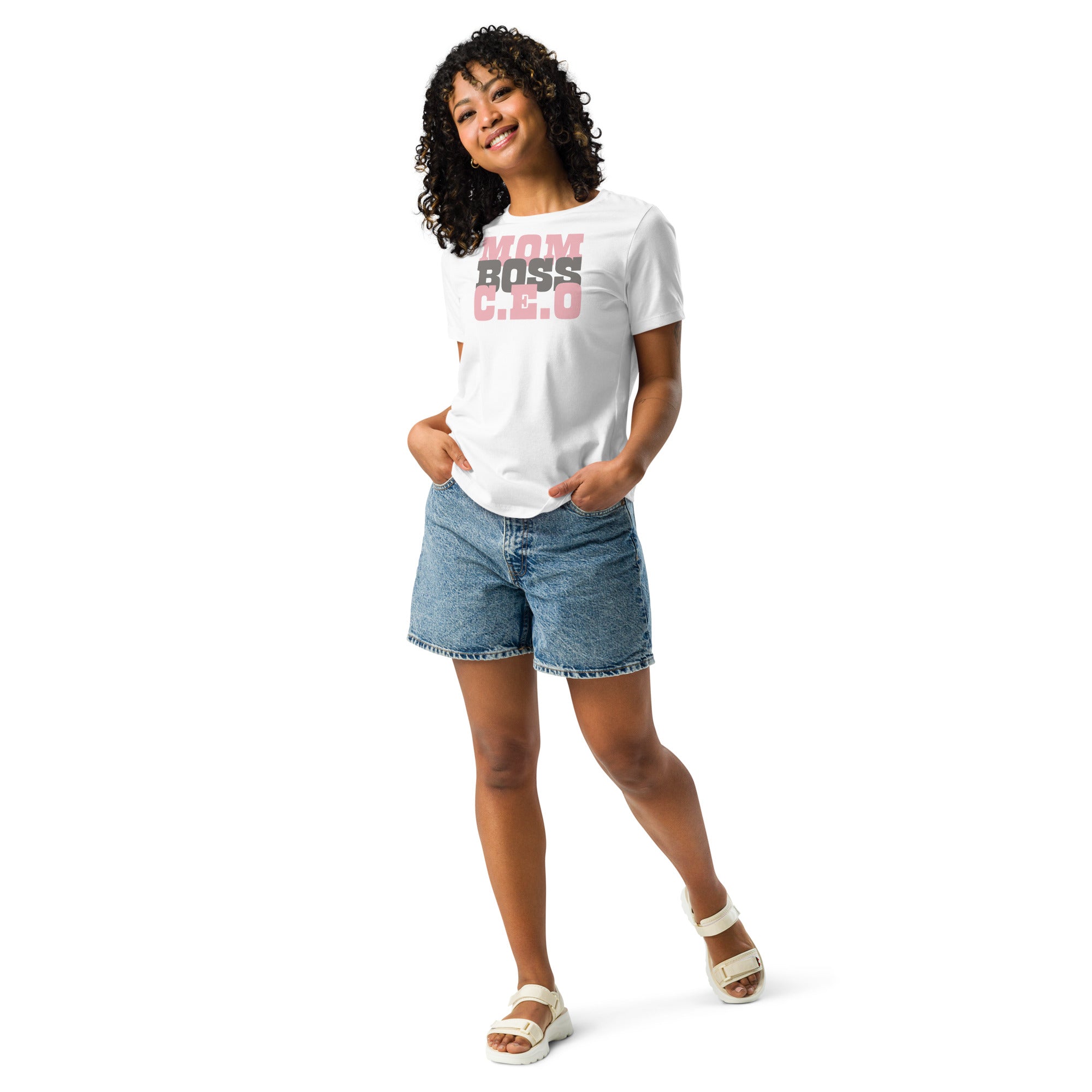 Shop Mom Boss C.E.O Graphic Tee Relaxed T-Shirt Tee | Mother's Day Gifts, T-shirts, USA Boutique