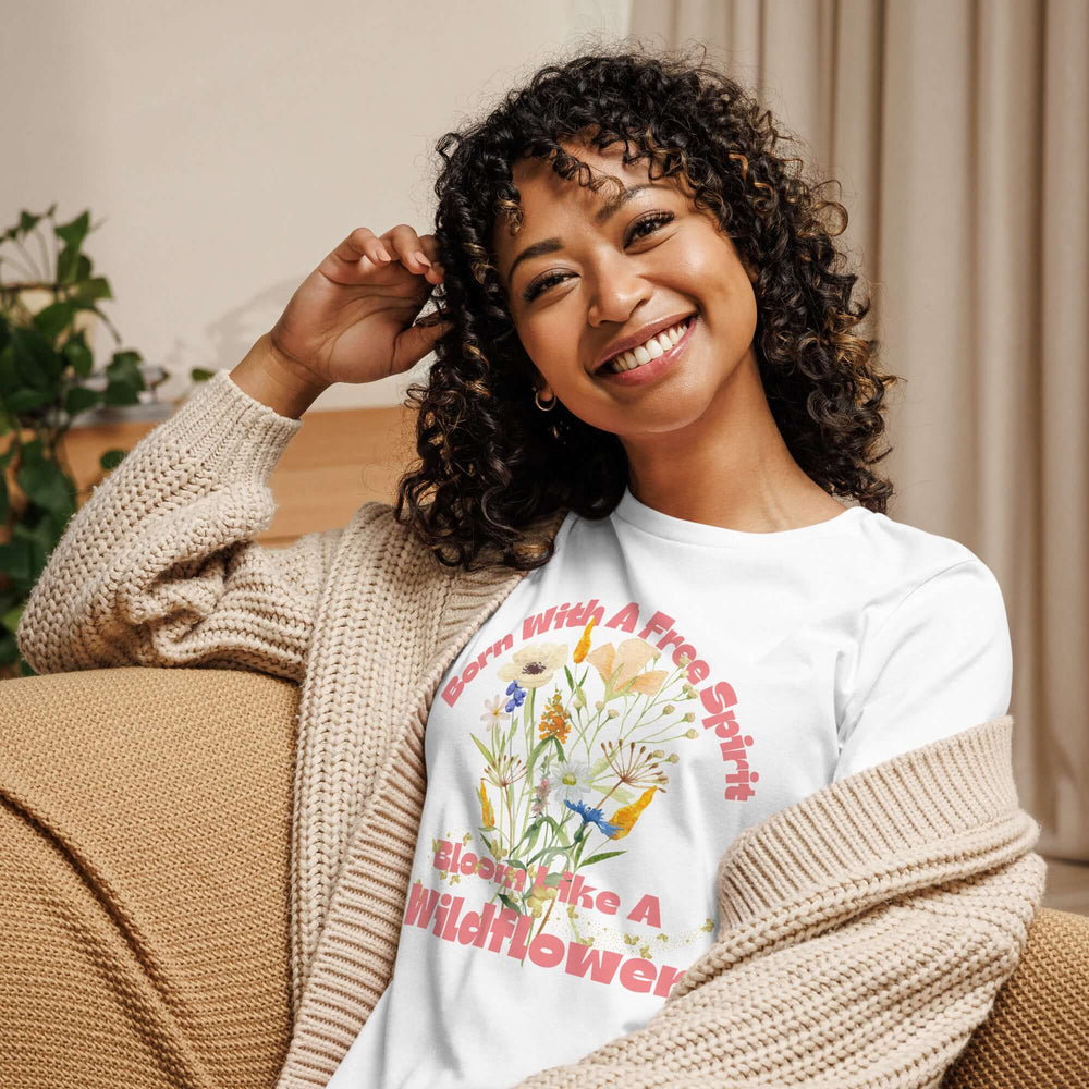 Free Spirit Wildflower Statement Graphic T-Shirt, T-shirts, $ 32.00, A Moment Of Now™