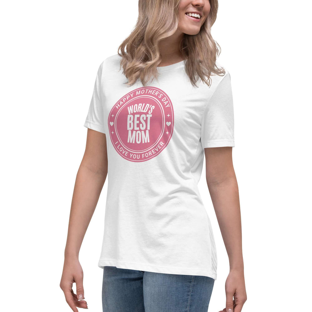 World's Best Mom Graphic Relaxed T-Shirt, T-shirts, $ 32.50, A Moment Of Now™