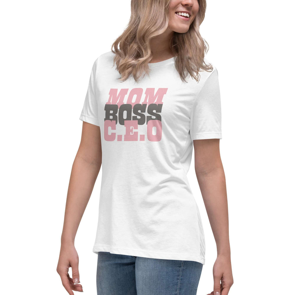 Mom Boss C.E.O Graphic Tee - Celebrate Her Strength, T-shirts, $ 32.50, A Moment Of Now™