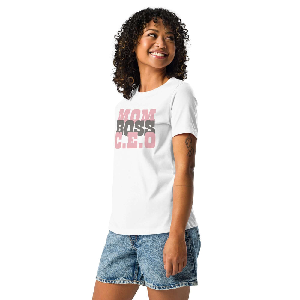 Mom Boss C.E.O Graphic Tee - Celebrate Her Strength, T-shirts, $ 32.50, A Moment Of Now™