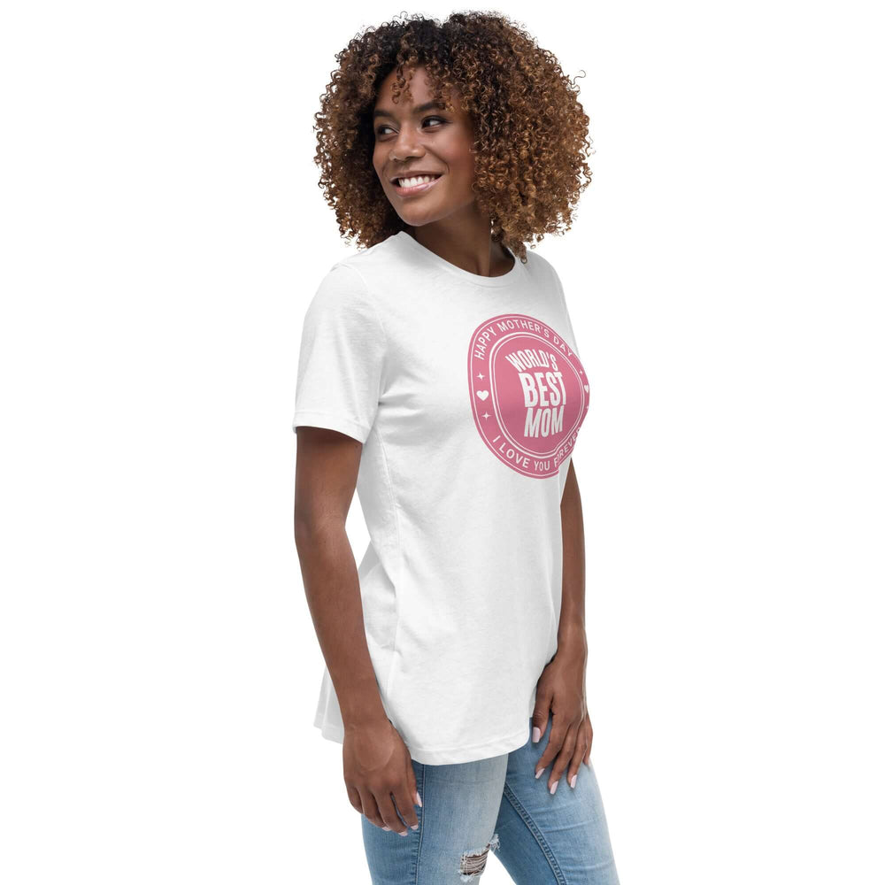 World's Best Mom Graphic Relaxed T-Shirt, T-shirts, $ 32.50, A Moment Of Now™