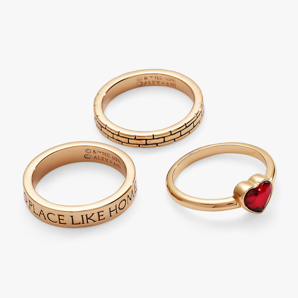 The Wizard of Oz™ "There's No Place Like Home" Ring Set of 3, Rings, $ 58.00, A Moment Of Now™